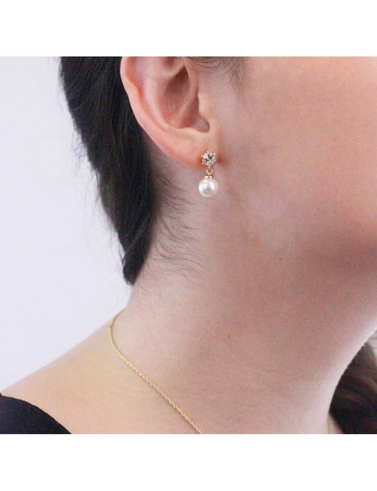 Pauline Vollmond Perlenset - Gold und Kristall - Image 4