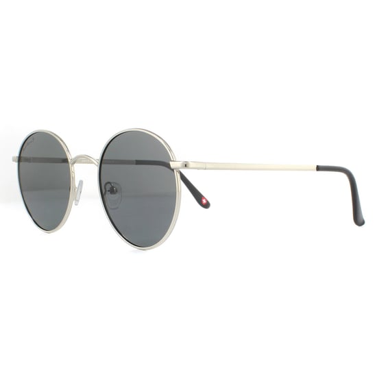 Montana Runde Unisex Silber Rauch polarisierte Sonnenbrille - Image 2
