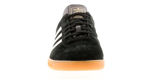 Adidas Originals Mens Trainers Hamburg Leather Lace Up  black
