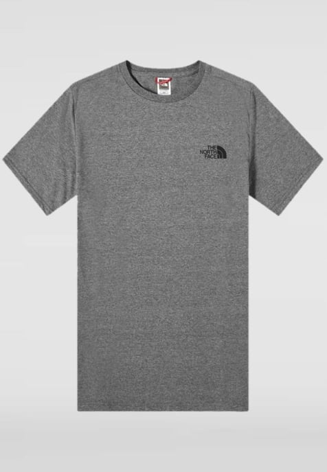 Die Nordwand Mens SS einfache Kuppel T Shirt grau - Image 4
