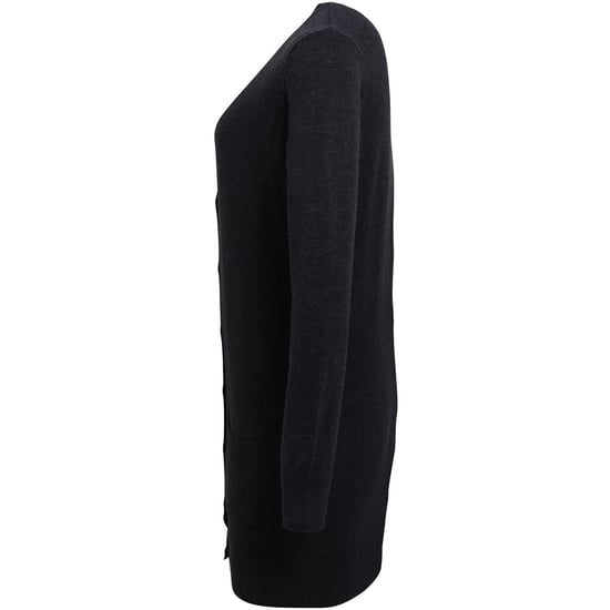 Premier Womens/Ladies Longline V-Ausschnitt Strickjacke (Charcoal) - Image 3
