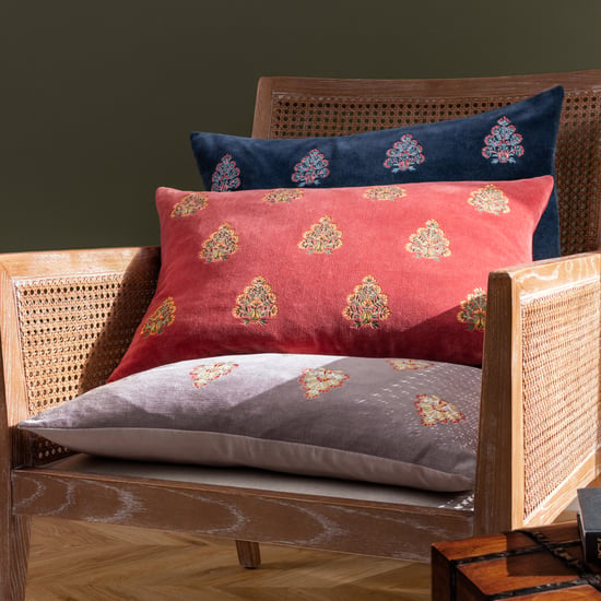 Paoletti Rennes Embroidered Cushion Cover