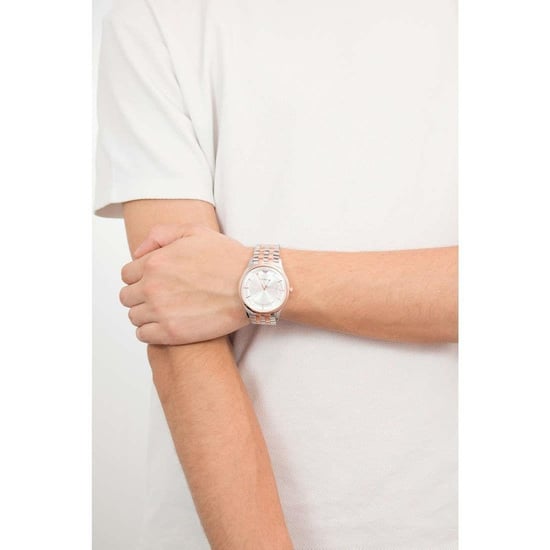 Emporio Armani AR11044 Lambda Silbernes Zifferblatt Herrenuhr - Image 4