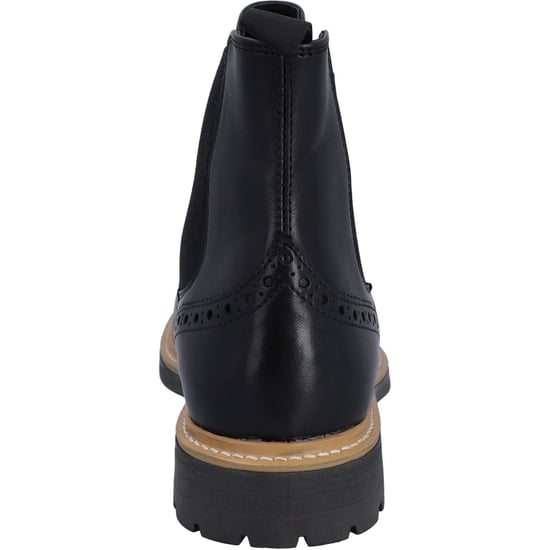 Hunter Cawdor Leder Herren Stiefel Schwarz - Image 2