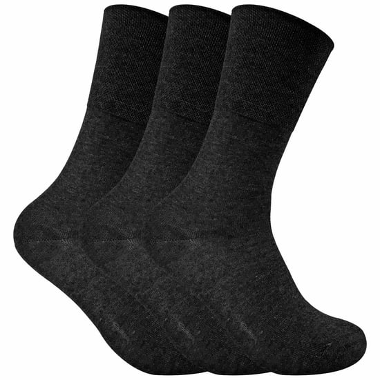 3 Pack Damen nicht elastische thermische diabetische Socken für schlechte Durchblutung - Image 1