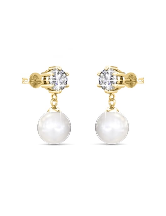 Pauline Ohrringe - Gold und Kristall - Image 3