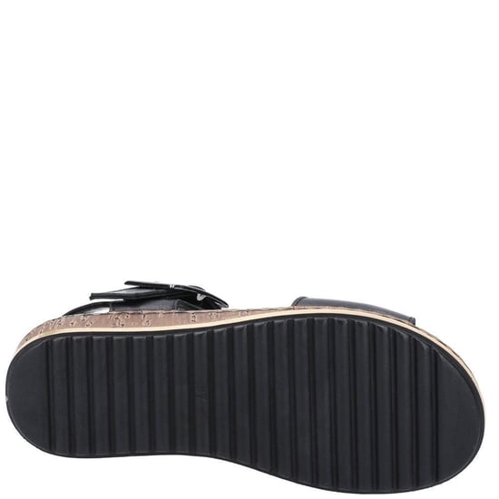 Hush Puppies Damen/Damen Ellie Leder-Keilsandalen (Schwarz) - Image 4
