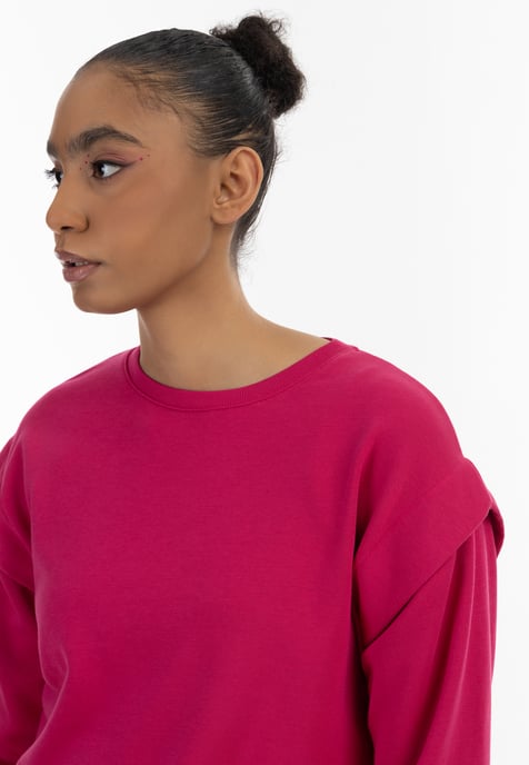 Mymo Sweatpullover Damen Rosa - Image 5