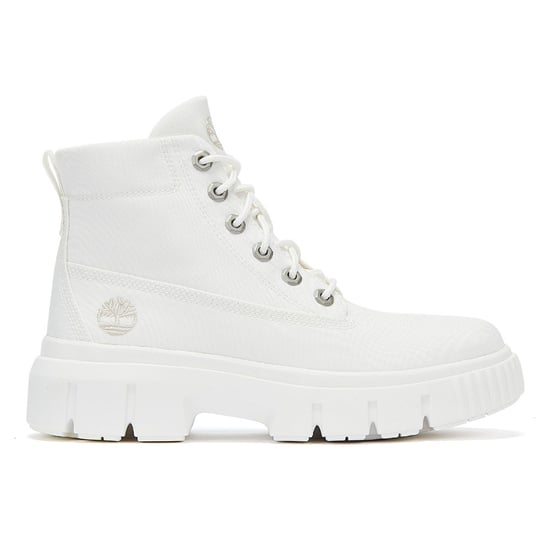Timberland Greyfield Stoff Damen Weiß Stiefel - Image 5
