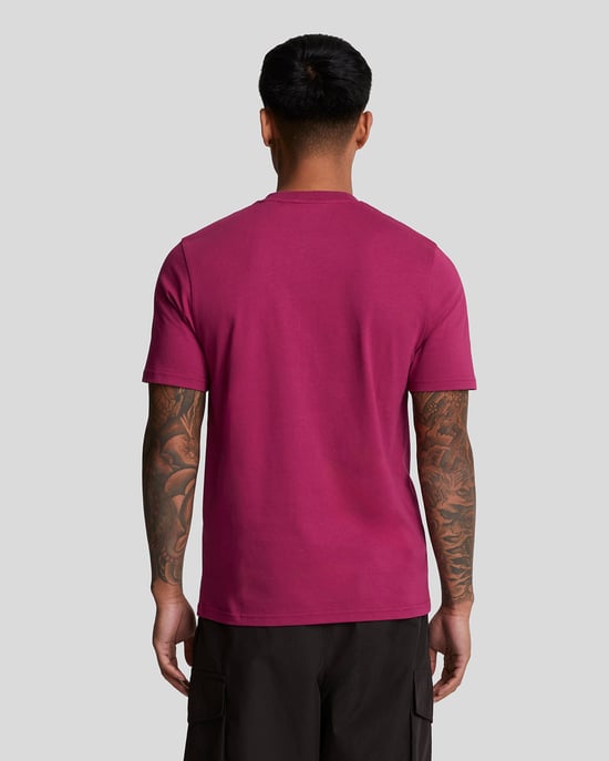 Lyle & Scott Plain T-Shirt Burgundy