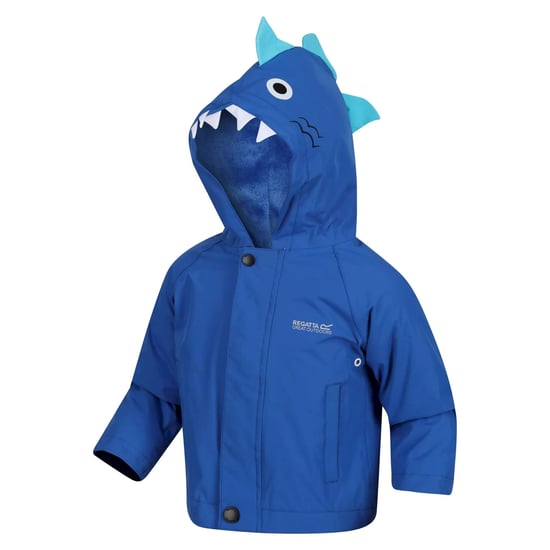 Regatta Childrens/Kids Shark Wasserdichte Jacke (Nautisch Blau) - Image 4