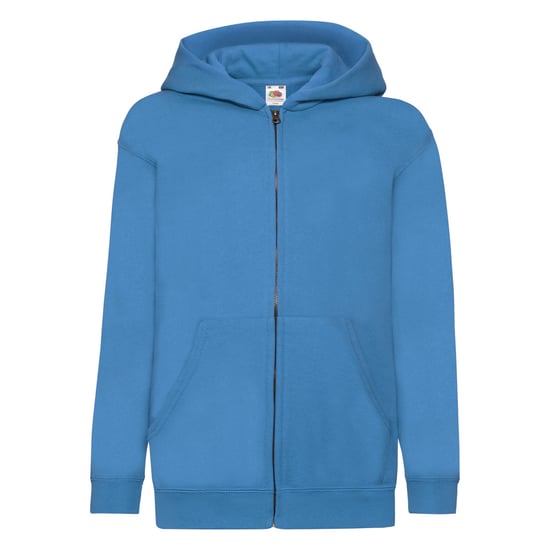 Fruit of the Loom - "Classic" Hoodie mit durchgehendem Reißverschluss für Kinder (Azure Blau) - Image 1