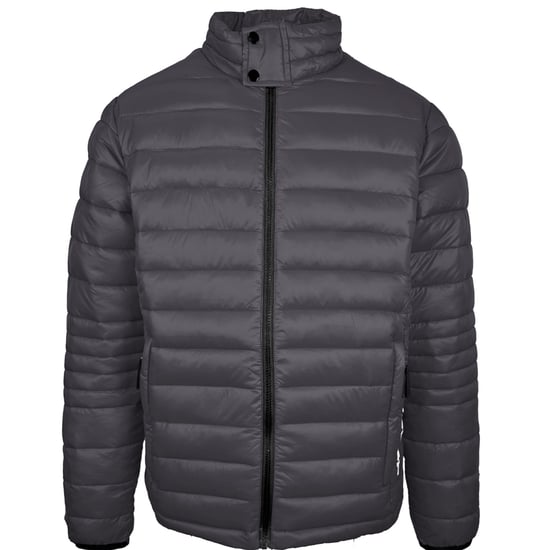 Plein Sport Schlichte wattierte Jacke Grau - Image 1