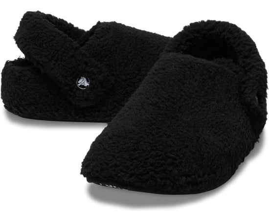 Crocs Classic Cozzzy Frauen Schwarz Hausschuhe - Image 4