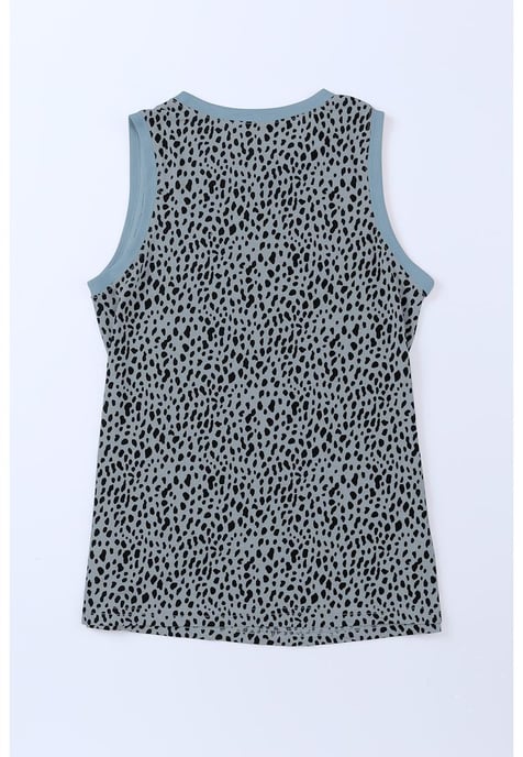 Tanktop mit Leopardenmuster für Damen in Grau - Image 5