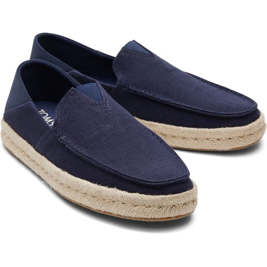 TOMS Alonso Jute Herren Marine Espadrilles - Image 1
