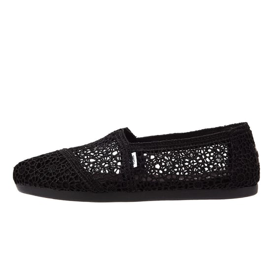 TOMS Apargata Crochet Damen Schwarz Espadrilles - Image 5