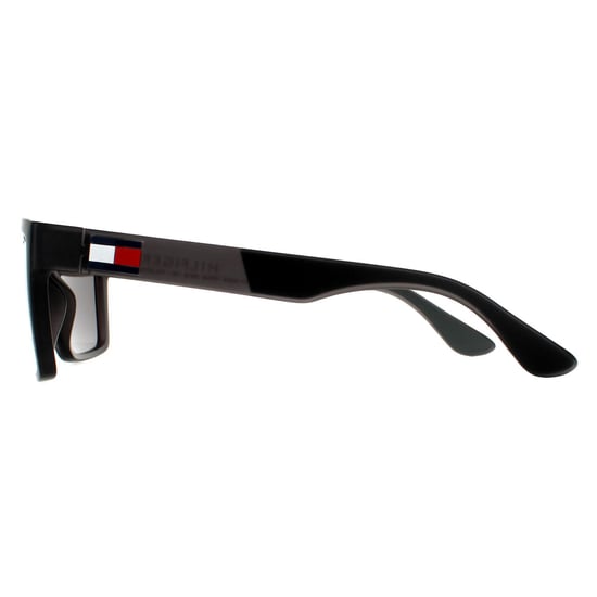 Tommy Hilfiger Rectangle Mens Matte Grey Grey Polarized Sonnenbrille - Image 3
