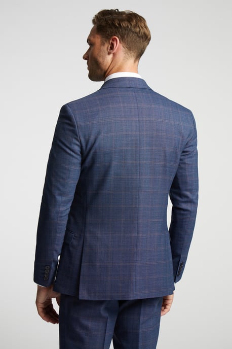 Andes Plain Slim Jacket in Blue - Image 4