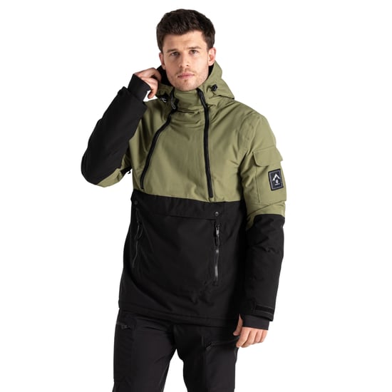 Dare 2B Mens T-Bar Overhead Ski Jacket (Olivine Green/Black)