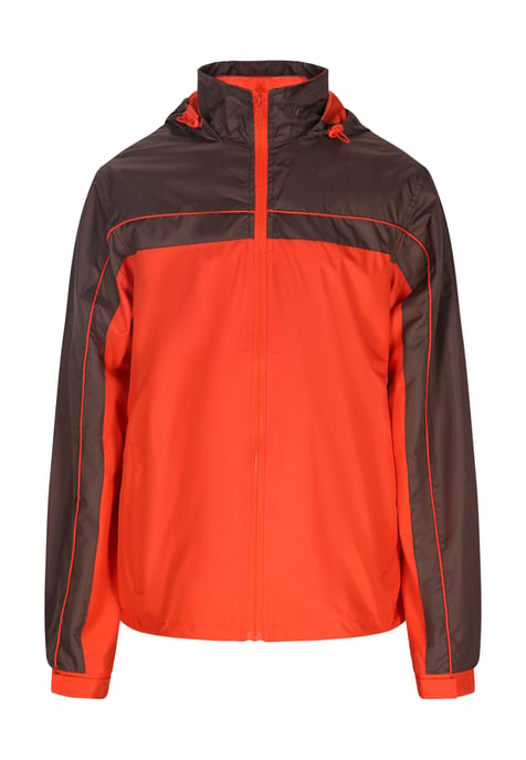 Mo Jacke Herren Orange Braun - Image 1