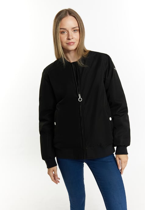 Dreimaster Wattierte Blousonjacke Damen schwarz - Image 3