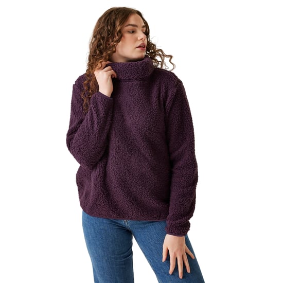 Regatta Womens/Ladies Ria Fluffy Overhead Fleece Top (Deep Plum)