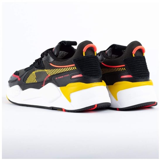 Puma RS-X Proto Black Sulfur Low Lace Up Damen-Laufschuhe 369912 03 - Image 5