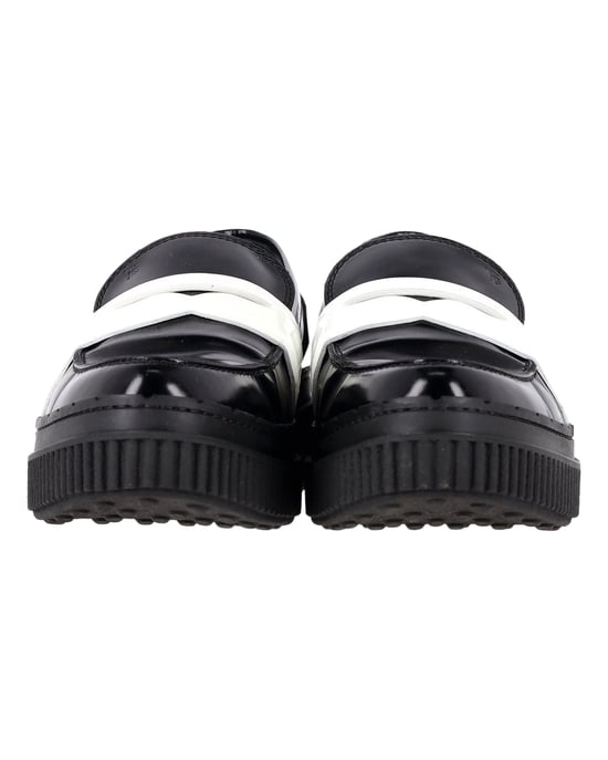Tod's Plattform-Pennyloafer aus schwarzem Leder - Image 3
