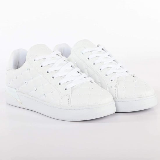 Basket Guess Damen Reea Sneaker mit Logo-Aplikation - Image 1