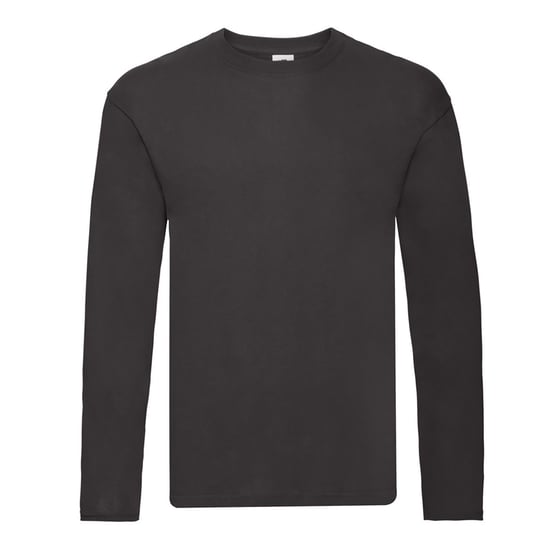 Fruit Of The Loom Herren R Langarm T-Shirt (Schwarz) - Image 1