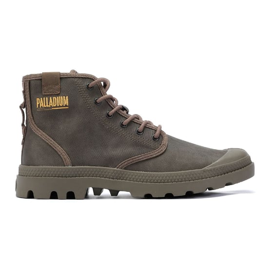 Palladium Pampa Hi Wax Leinwand Braune Stiefel - Image 5