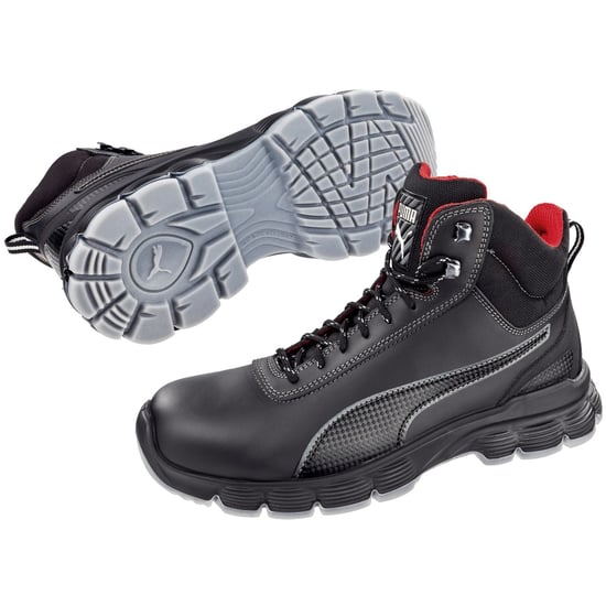 Puma Safety Condor Mid S3 Nubuck Schwarz Sicherheitsstiefel - Image 2