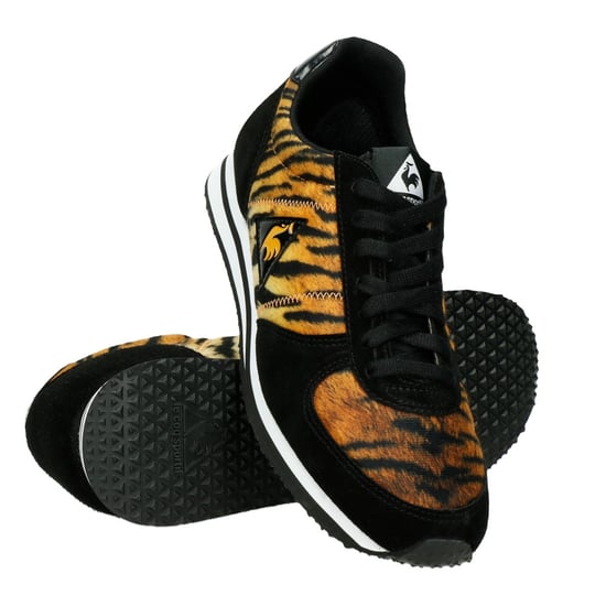 Le Coq Sportif Bolivar Tiger Womens Black/Brown Trainers