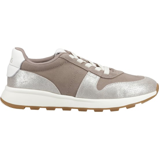 TOMS TRVL Lite Retro Leder Damen Silber Turnschuhe - Image 5