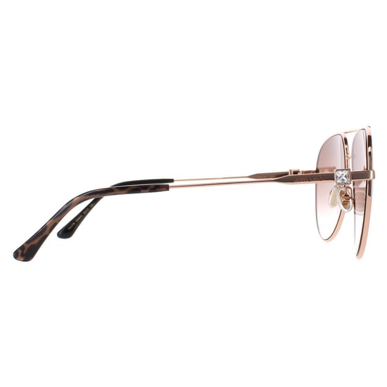 Jimmy Choo Pilotenbrille Damen Gold Kupfer Braun Farbverlauf OLLY/S - Image 4