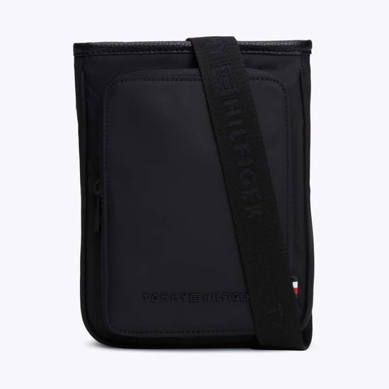Zubehör Tommy Hilfiger Logo Crossover Tasche in Schwarz - Image 1