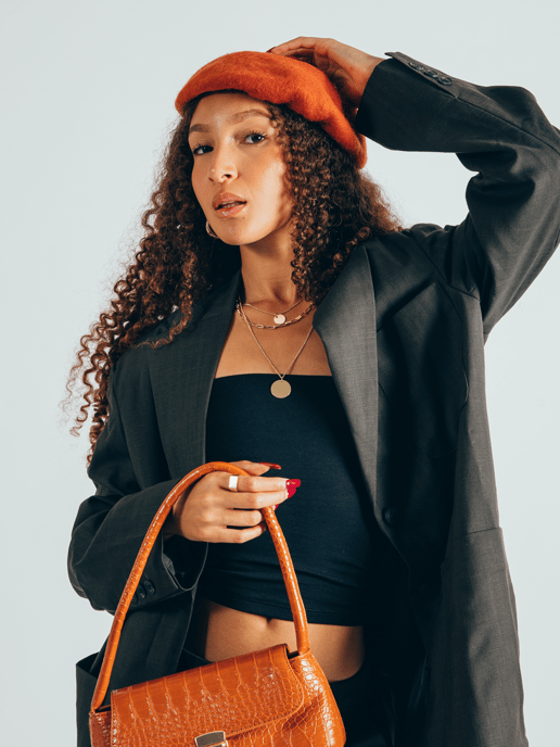 Plain Felt Beret - Image 5