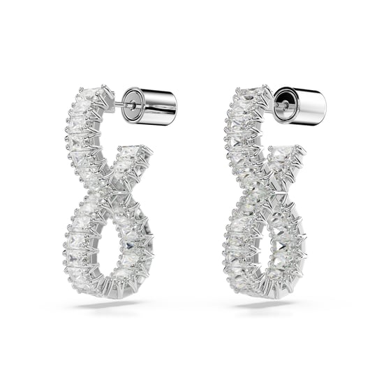 Swarovski 'Hyperbola' Damen-Ohrhänger aus Base-Metall - Silber 5684047 - Image 3