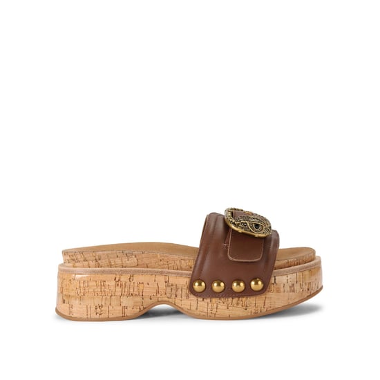 Kurt Geiger London Leather Mayfair Flatform Sandals