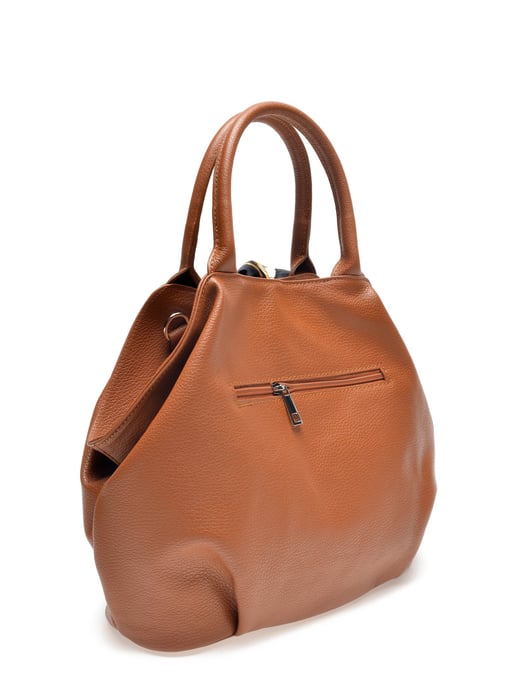 Carla Ferreri SS22 CF 1750 Marron Cuir de vachette Sac - Image 2