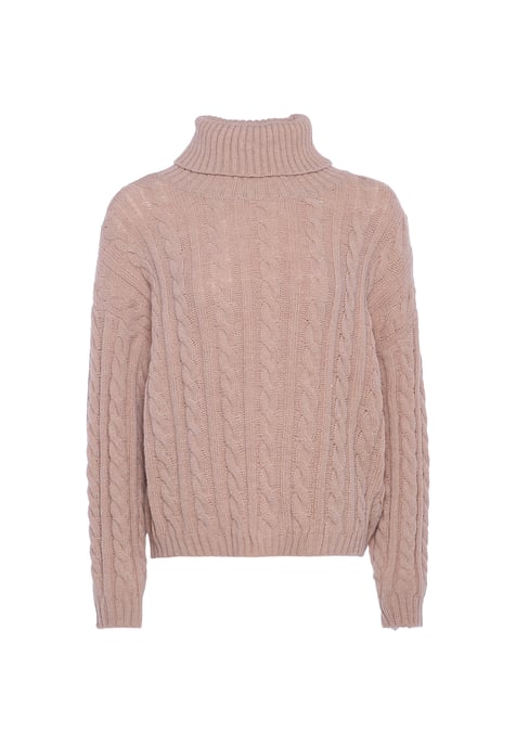 Mymo Pullover Damen Beige - Image 1