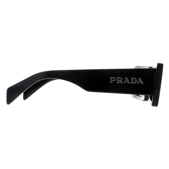 Prada Rectangle Womens Black Dark Grey PRA07S