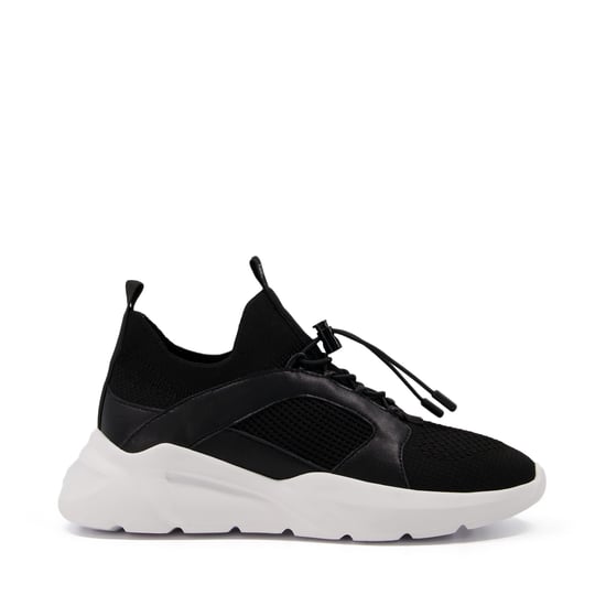Dune Ladies ELLES Knitted Wedge Trainers