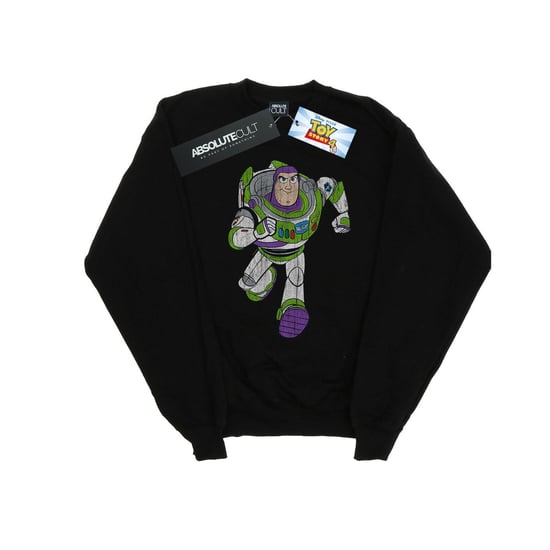 Disney Boys Toy Story 4 Classic Buzz Lightyear Sweatshirt (Black)