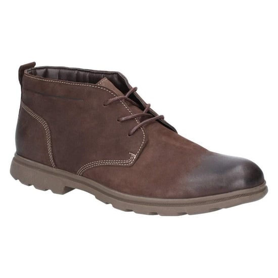 Hush Puppies Herren Tyson Chukka Nubukleder Stiefel (Braun) - Image 1