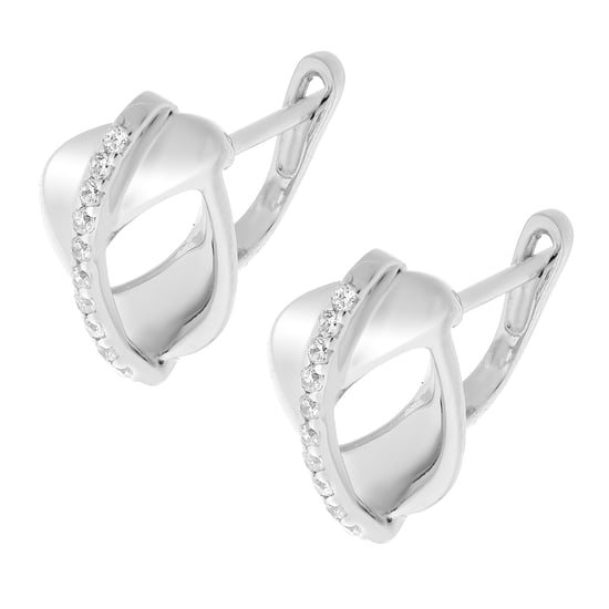 Orphelia 'Idia' Ohrstecker aus 925er Sterlingsilber für Damen - Silber ZO-7086 - Image 3