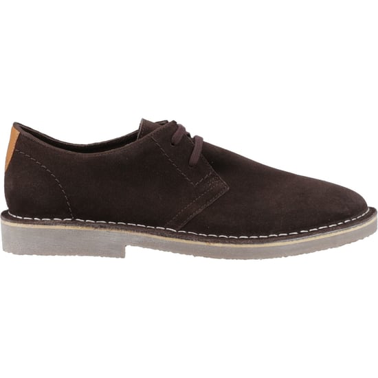 Hush Puppies Scout Herren-Wildlederschuhe in Schokoladenfarbe mit Schnürung - Image 5