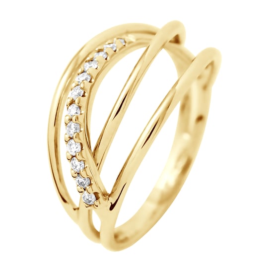 DIADEMA - Ring - Prestige Jewelery - Diamonds - Yellow Gold