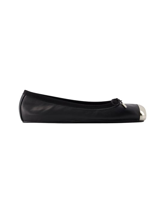 Punk Ballerinas - Alexander McQueen - Leder - Schwarz/Silber - Image 1